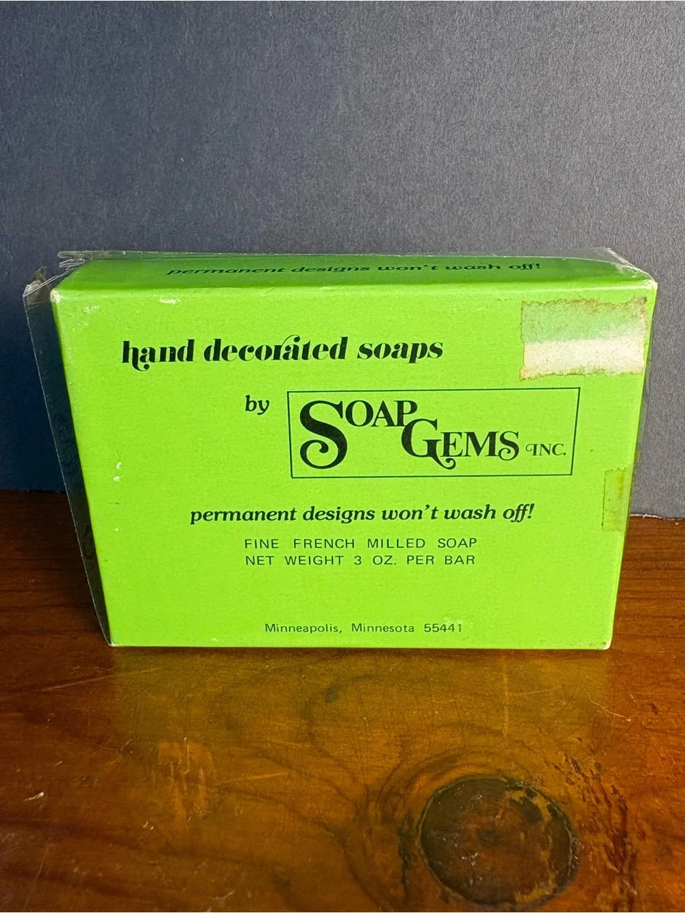 Owl Tree Soap Gems Brand New Old Stock Set - Cream with Brown and Green Accents